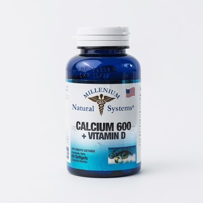 Calcium 600 + Vitamina D - 60 Softgels